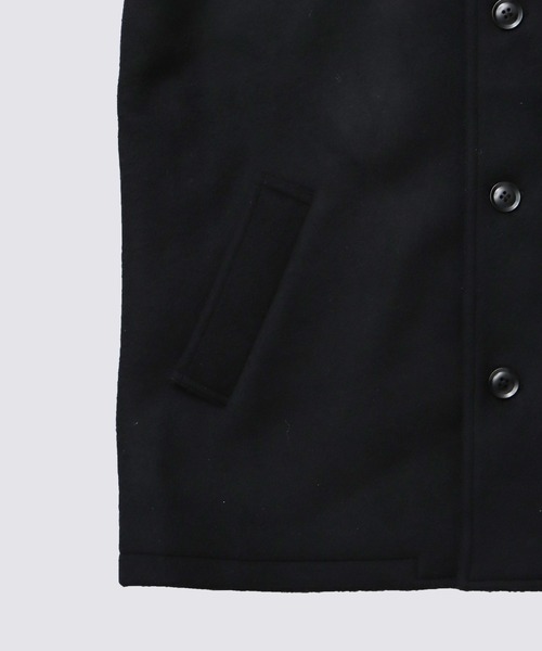FIDELITY(フィデリティ)の「DOUBLE BEAVER SINGLE PEA COAT / ピーコート(ピーコート・メンズ・チャコール/ブラック・LARGE/MEDIUM)」の10枚目の写真