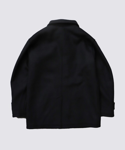 FIDELITY(フィデリティ)の「DOUBLE BEAVER SINGLE PEA COAT / ピーコート(ピーコート・メンズ・チャコール/ブラック・LARGE/MEDIUM)」の6枚目の写真