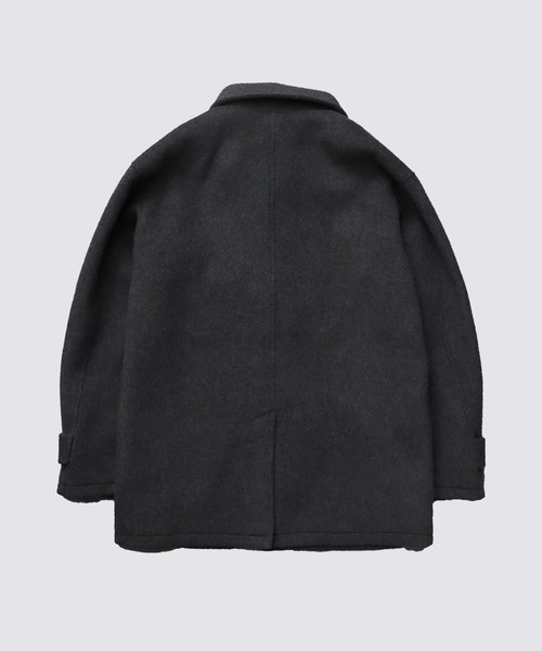FIDELITY(フィデリティ)の「DOUBLE BEAVER SINGLE PEA COAT / ピーコート(ピーコート・メンズ・チャコール/ブラック・LARGE/MEDIUM)」の13枚目の写真
