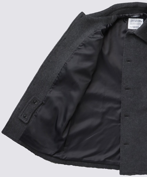 FIDELITY(フィデリティ)の「DOUBLE BEAVER SINGLE PEA COAT / ピーコート(ピーコート・メンズ・チャコール/ブラック・LARGE/MEDIUM)」の15枚目の写真