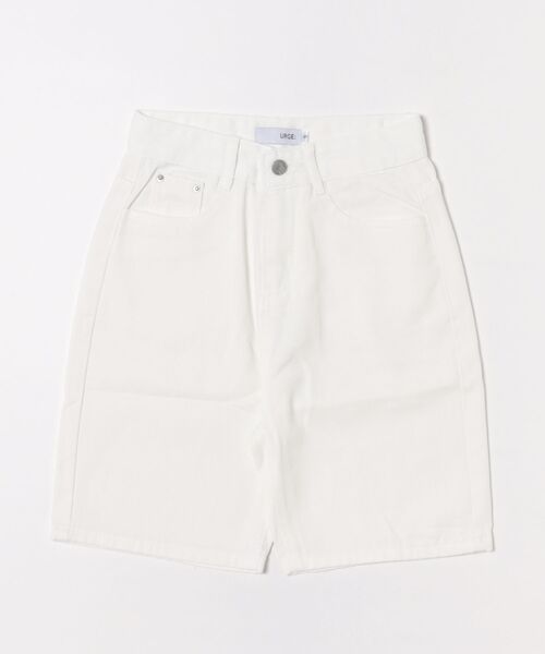 urge:(アージコロン )の「【URGE:】デニム ハーフ パンツ(デニムパンツ・レディース・ブルー/ホワイト/ネイビー・SMALL/MEDIUM/LARGE/X-LARGE)」の7枚目の写真