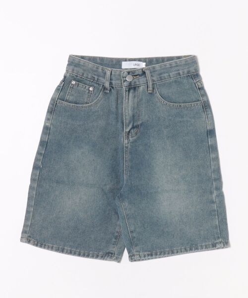 urge:(アージコロン )の「【URGE:】デニム ハーフ パンツ(デニムパンツ・レディース・ブルー/ホワイト/ネイビー・SMALL/MEDIUM/LARGE/X-LARGE)」の6枚目の写真