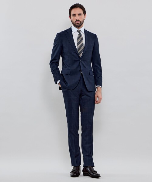 MACKINTOSH LONDON（マッキントッシュ ロンドン）の「ブライトストライプネクタイ（ネクタイ・メンズ・グレー系その他2/ネイビー/ブラウン系その他6・FREE）」の7枚目の写真