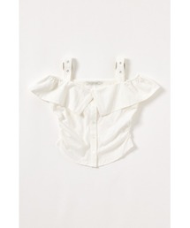 【INSTANTFUNK】オープンショルダー ブラウス