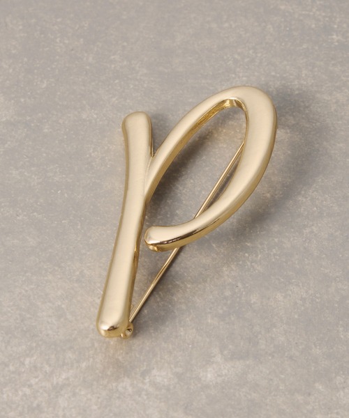 COLLAGE GALLARDAGALANTE（コラージュガリャルダガランテ）の「PAPILLONNER/Pロゴブローチ（ブローチ/コサージュ・レディース・シルバー/ゴールド・FREE）」の9枚目の写真