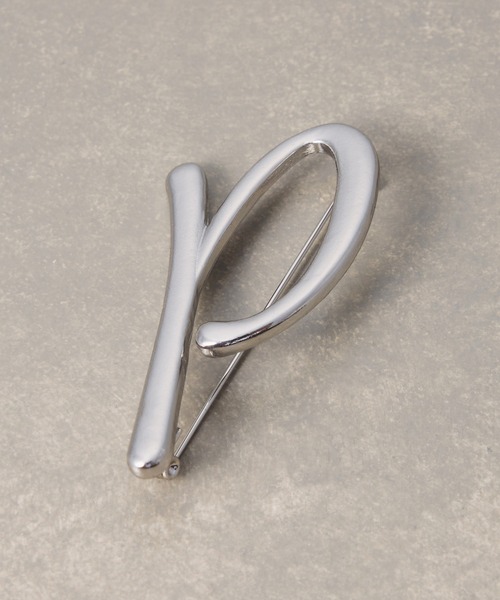 COLLAGE GALLARDAGALANTE（コラージュガリャルダガランテ）の「PAPILLONNER/Pロゴブローチ（ブローチ/コサージュ・レディース・シルバー/ゴールド・FREE）」の4枚目の写真