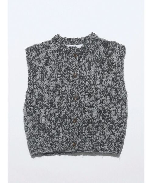 VEQUM（VEQUM）の「【VEQUM】HAND MIX KNIT VEST（ベスト・レディース・グレー/ブラウン・FREE）」の11枚目の写真
