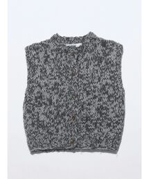 【VEQUM】HAND MIX KNIT VEST
