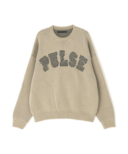 DANKE SCHON(ダンケシェーン)の「DankeSchon/ダンケシェーン/TC KNIT LOGO(ニット/セーター・メンズ・ベージュ/チャコールグレー・M/L)」の18枚目の写真