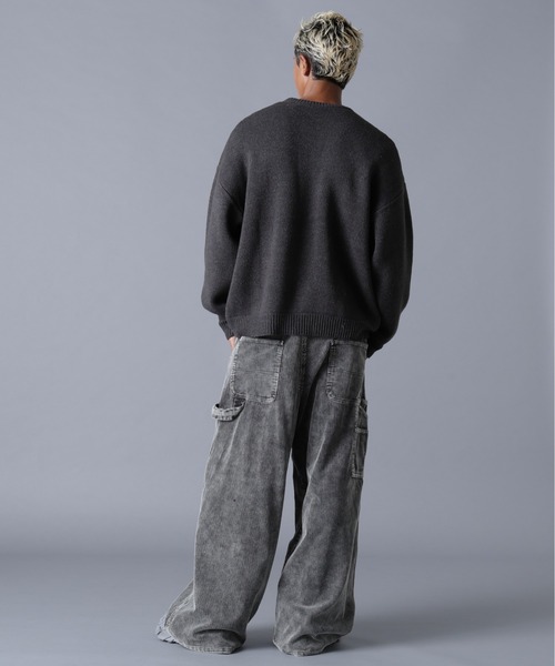 DANKE SCHON(ダンケシェーン)の「DankeSchon/ダンケシェーン/TC KNIT LOGO(ニット/セーター・メンズ・ベージュ/チャコールグレー・M/L)」の10枚目の写真