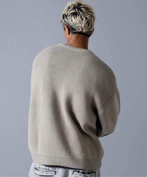 DANKE SCHON(ダンケシェーン)の「DankeSchon/ダンケシェーン/TC KNIT LOGO(ニット/セーター・メンズ・ベージュ/チャコールグレー・M/L)」の11枚目の写真