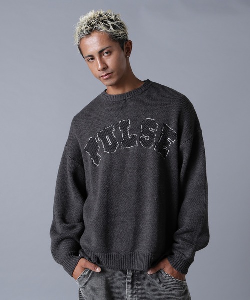 DANKE SCHON(ダンケシェーン)の「DankeSchon/ダンケシェーン/TC KNIT LOGO(ニット/セーター・メンズ・ベージュ/チャコールグレー・M/L)」の17枚目の写真