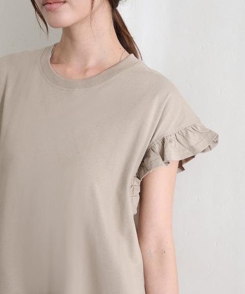 ElegChic（エレグシック）の「袖 フレア ノースリーブワンピース（ワンピース・レディース・ベージュ/グレー/ブラック・M/XL/4L）」の17枚目の写真