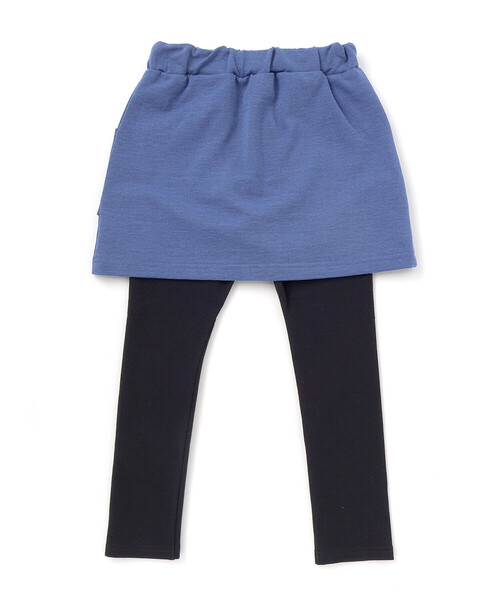 SLAP SLIP（スラップスリップ）の「キラキラ刺しゅうフリルポケットスカッツ(80~120cm)（スカート・キッズ・ネイビー/ベージュ・90cm/100cm/80ｃｍ/110cm/120cm）」の8枚目の写真