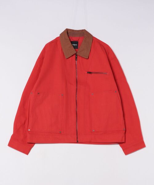 Desigual（デシグアル）の「コントラストカラーのジャケット（デニムジャケット・メンズ・レッド・S/M/L/XL）」の8枚目の写真
