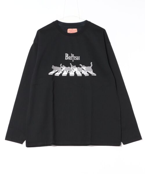 CORISCO(コリスコ)の「キーボードアニマル柄ロンTEE(M1)(Tシャツ/カットソー・メンズ・ホワイト系1/ホワイト系2/グレー系2/ブラック系2/グレー系1/ブラック系1/オートミール/キナリ・LARGE/X-LARGE/MEDIUM)」の14枚目の写真