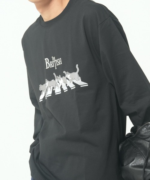 CORISCO(コリスコ)の「キーボードアニマル柄ロンTEE(M1)(Tシャツ/カットソー・メンズ・ホワイト系1/ホワイト系2/グレー系2/ブラック系2/グレー系1/ブラック系1/オートミール/キナリ・LARGE/X-LARGE/MEDIUM)」の15枚目の写真