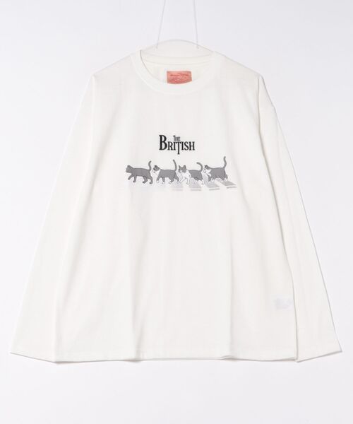 CORISCO(コリスコ)の「キーボードアニマル柄ロンTEE(M1)(Tシャツ/カットソー・メンズ・ホワイト系1/ホワイト系2/グレー系2/ブラック系2/グレー系1/ブラック系1/オートミール/キナリ・LARGE/X-LARGE/MEDIUM)」の18枚目の写真