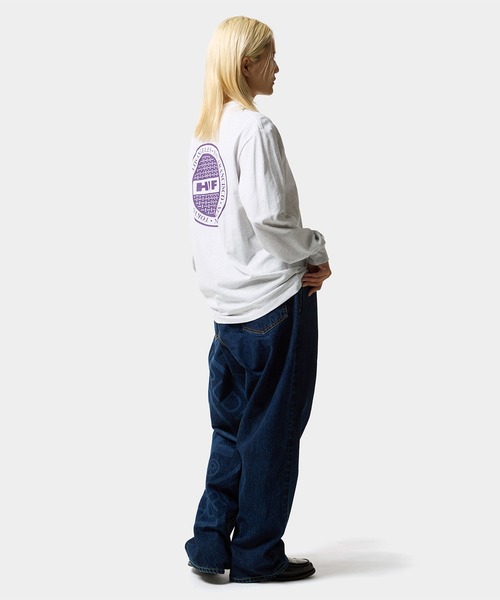 HUF(ハフ)の「MANHOLE LS TEE(Tシャツ/カットソー・メンズ・ブラック/アッシュグレー/ネイビー/ホワイト・S/M/L/XL/XXL)」の9枚目の写真