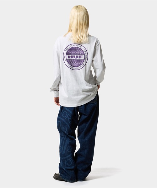 HUF(ハフ)の「MANHOLE LS TEE(Tシャツ/カットソー・メンズ・ブラック/アッシュグレー/ネイビー/ホワイト・S/M/L/XL/XXL)」の10枚目の写真