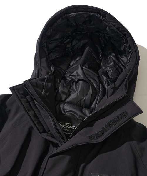 WILD THINGS（ワイルドシングス）の「【WILD THINGS / ワイルドシングス】 DENALI JACKET / デナリジャケット WT25134SK（ダウンジャケット/コート・メンズ・ブラック/グレー・LARGE/MEDIUM/SMALL）」の7枚目の写真