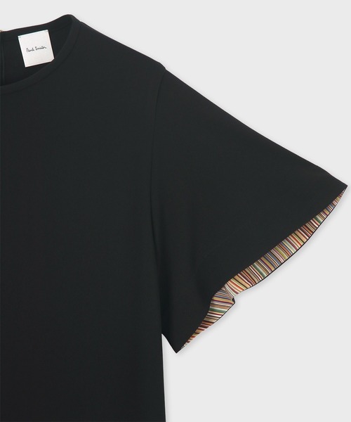 Paul Smith バックサテン ワンピース Paul Smith バックサテン ワンピース