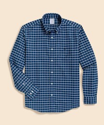 ストレッチオックスフォード GFロゴ シーズナルパターン カジュアルシャツ Regular Fit