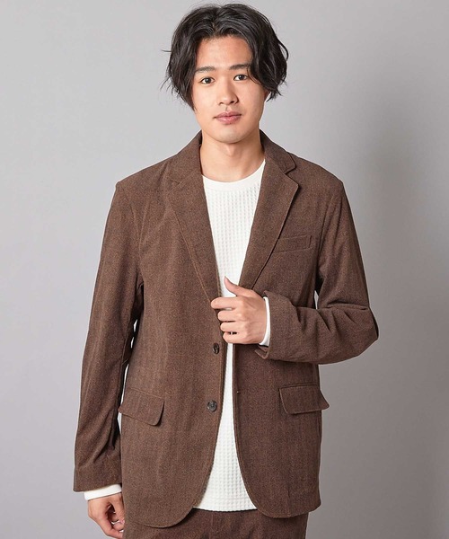 セール】ヘリンボーンコーデュロイジャケット（テーラードジャケット