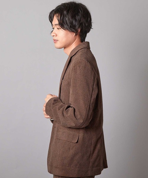 セール】ヘリンボーンコーデュロイジャケット（テーラードジャケット