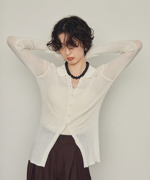 Trish（トリッシュ）の「ブラックボールネックレス（ネックレス・レディース・ブラック・FREE）」の6枚目の写真