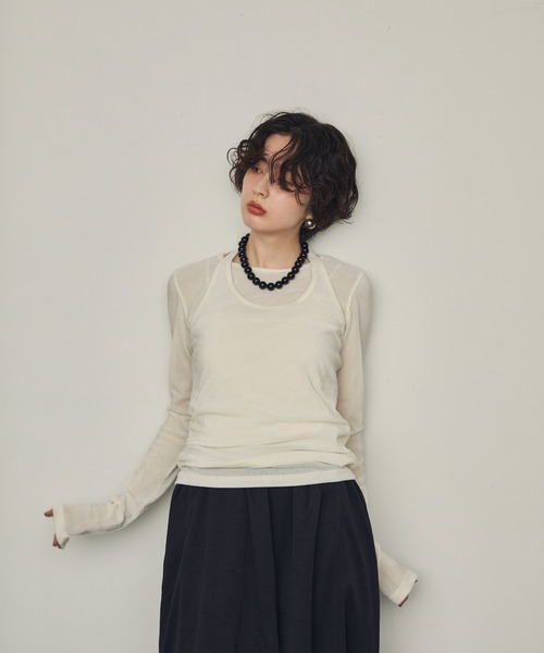 Trish（トリッシュ）の「ブラックボールネックレス（ネックレス・レディース・ブラック・FREE）」の13枚目の写真