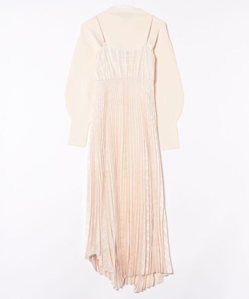 ALLSAINTS(オールセインツ)の「SINEAD 2-IN-1 PLEATED DRESS | SINEAD 2-IN-1 プリーツ ドレス・ワンピース(ワンピース・レディース・ホワイト系その他・XS/S/M/L)」の2枚目の写真