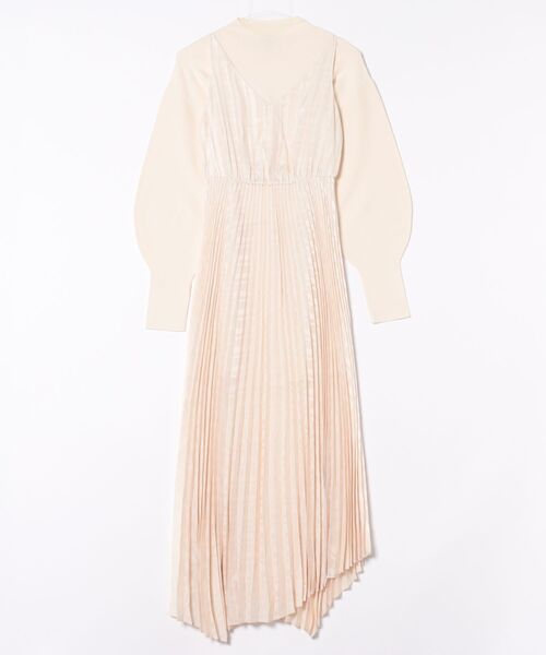 ALLSAINTS(オールセインツ)の「SINEAD 2-IN-1 PLEATED DRESS | SINEAD 2-IN-1 プリーツ ドレス・ワンピース(ワンピース・レディース・ホワイト系その他・XS/S/M/L)」の3枚目の写真