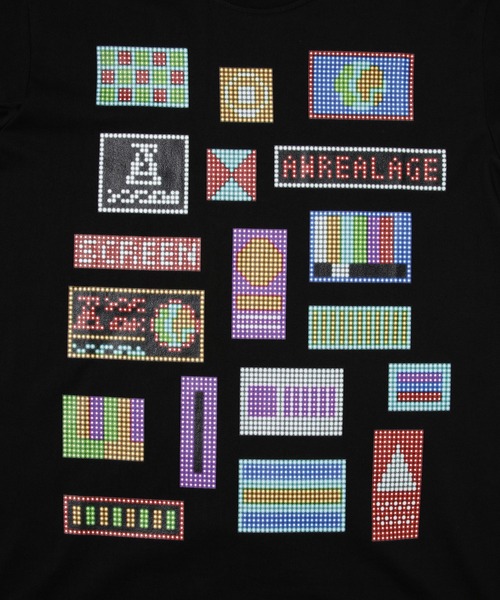 ANREALAGE（アンリアレイジ）の「SCREEN WAPPEN PRINT T-SHIRTS（Tシャツ/カットソー・メンズ・ブラック/ホワイト・48/46/38）」の4枚目の写真