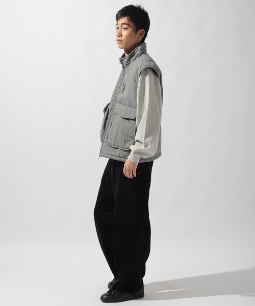 niko and...（ニコアンド）の「ブリーチスタンドベスト（ベスト・メンズ・グレー/ブラック・MEDIUM/LARGE）」の13枚目の写真