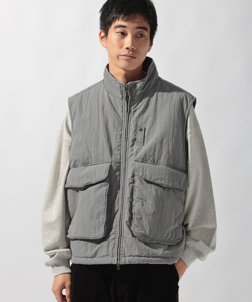 niko and...（ニコアンド）の「ブリーチスタンドベスト（ベスト・メンズ・グレー/ブラック・MEDIUM/LARGE）」の14枚目の写真