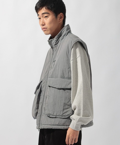 niko and...（ニコアンド）の「ブリーチスタンドベスト（ベスト・メンズ・グレー/ブラック・MEDIUM/LARGE）」の15枚目の写真