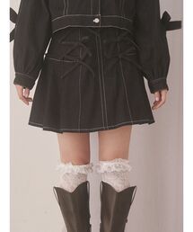 merry jenny | リボンリボンプリーツミニスカート(スカート)