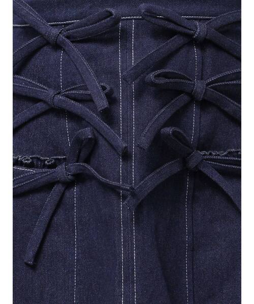 merry jenny(メリージェニー)の「リボンリボンプリーツミニスカート(スカート・レディース・その他1/ブルー/ブラック・FREE)」の12枚目の写真