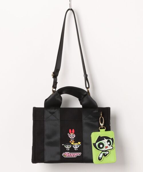 SALON de RUBAN（サロンドルヴァン）の「【SALON de RUBAN / サロン ド ルヴァン】 パワーパフガールズ ハンドトート（トートバッグ・レディース・ブラック/アイボリー/ピンク・FREE）」の9枚目の写真