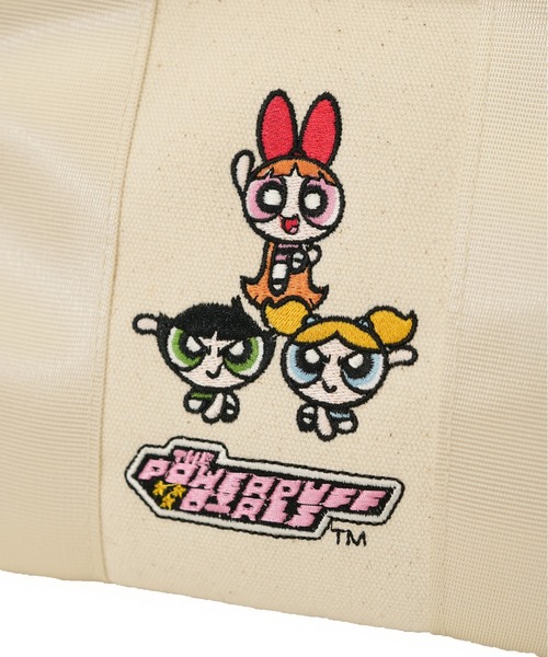 SALON de RUBAN（サロンドルヴァン）の「【SALON de RUBAN / サロン ド ルヴァン】 パワーパフガールズ ハンドトート（トートバッグ・レディース・ブラック/アイボリー/ピンク・FREE）」の12枚目の写真