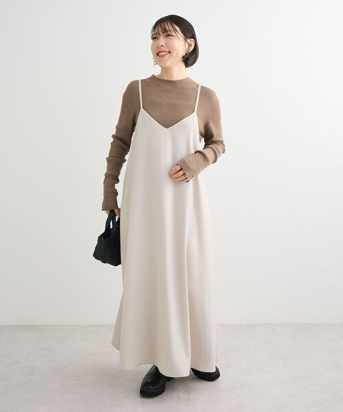 セール】前後2WAYサテンキャミワンピース（ワンピース）｜Green Parks