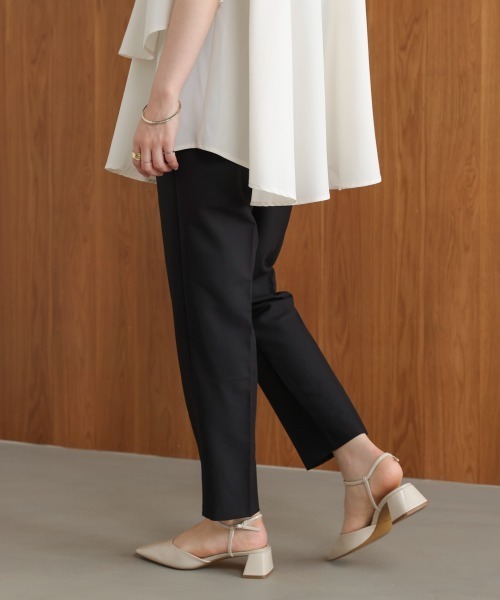 Bou Jeloud(ブージュルード)の「ラインチュールギャザースカート(スカート・レディース・ブラウン/オフホワイト/ブラック・FREE)」の8枚目の写真