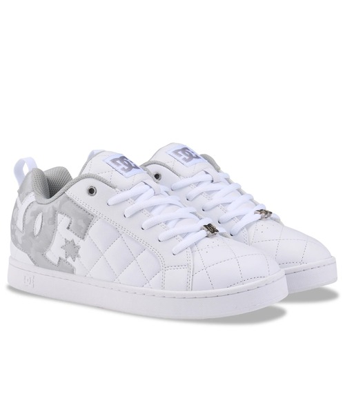 DC SHOES（ディーシーシューズ）の「ALLIANCE SE SN/DCキルティングデザインユニセックススニーカー（スニーカー・メンズ・ウィート/ホワイト×ライトグレー・23cm/23.5cm/24cm/24.5cm/25cm/25.5cm/26cm/26.5cm/27cm/27.5cm/28cm/28.5cm/29cm/30cm）」の2枚目の写真