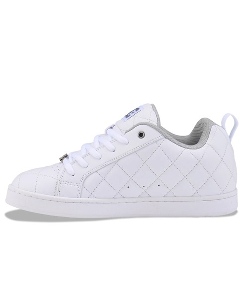 DC SHOES（ディーシーシューズ）の「ALLIANCE SE SN/DCキルティングデザインユニセックススニーカー（スニーカー・メンズ・ウィート/ホワイト×ライトグレー・23cm/23.5cm/24cm/24.5cm/25cm/25.5cm/26cm/26.5cm/27cm/27.5cm/28cm/28.5cm/29cm/30cm）」の4枚目の写真
