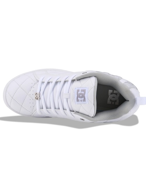DC SHOES（ディーシーシューズ）の「ALLIANCE SE SN/DCキルティングデザインユニセックススニーカー（スニーカー・メンズ・ウィート/ホワイト×ライトグレー・23cm/23.5cm/24cm/24.5cm/25cm/25.5cm/26cm/26.5cm/27cm/27.5cm/28cm/28.5cm/29cm/30cm）」の5枚目の写真