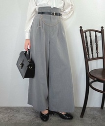 an another angelus | 【セットアップ対応/2サイズ展開】チェーンベルト付きハイウエストパンツ(その他パンツ)
