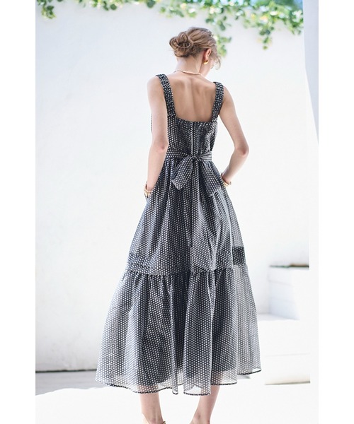 【1/5削除】タックティアードプリントドレス　エステラケー Hazel Print Dress タックティアードプリントドレス（ワンピース