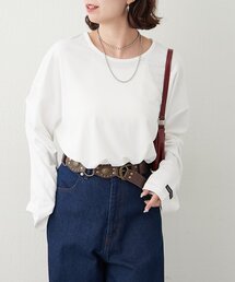 NUNIFE（ユニフィー）の「【UNISEX】UネックロンT（Tシャツ/カットソー・レディース）」