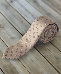 ZIP FIVE（ジップファイブ）の「イージーケア 洗えるネクタイ ペイズリーデザイン スリム ナロータイ（ネクタイ）」